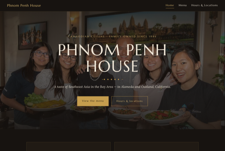 Phnom Penh House redesign — Angkor Evening concept